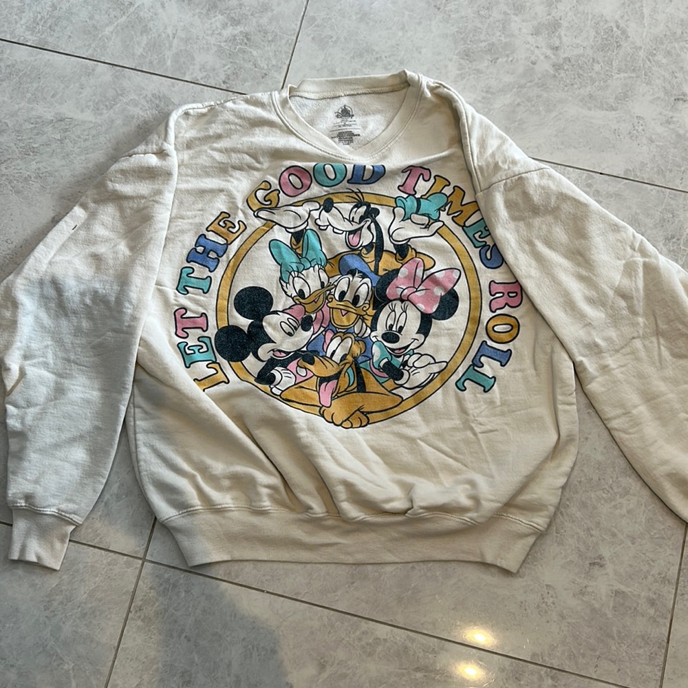 Disney crew neck sweatshirt mickey mini Donald vintage